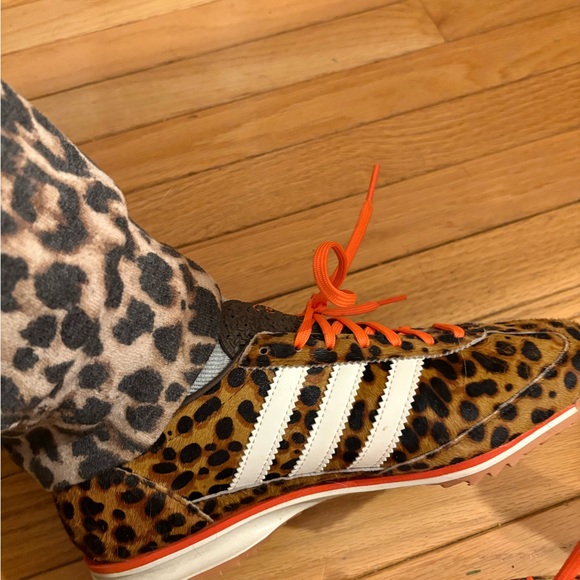 Adidas Samba SL 72 OG- Cheetah print w/ Orange Accents - Picture 3 of 7